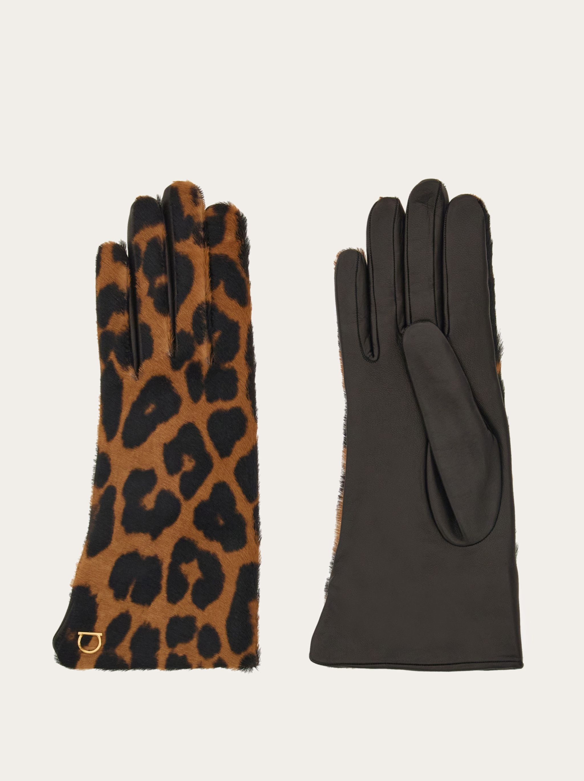 Long pony hair gloves - 1