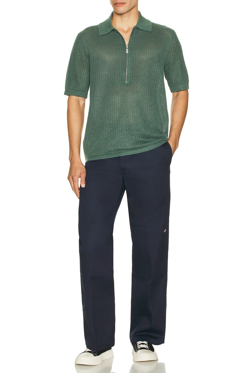 Short Sleeve Zip Polo - 4