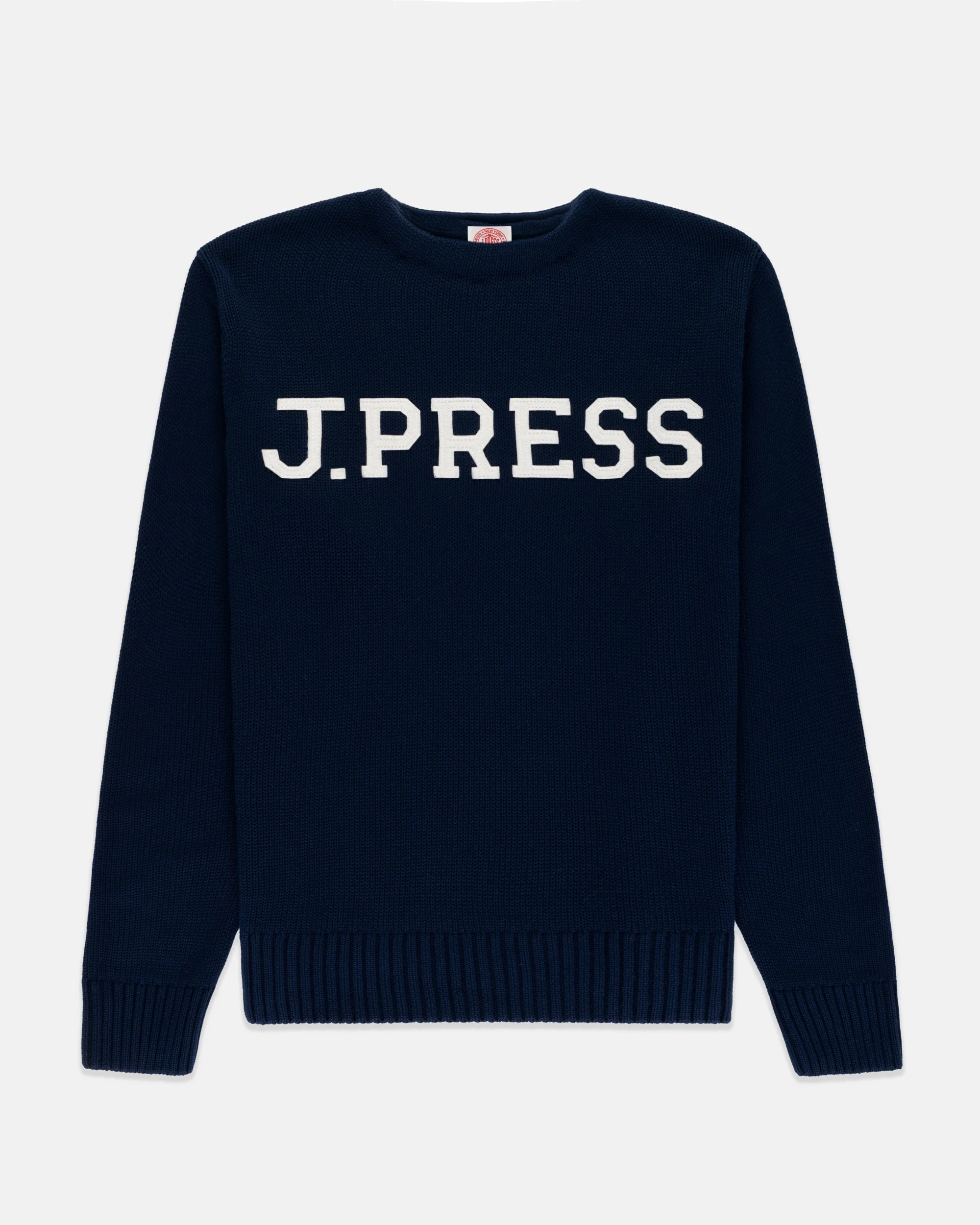 J. PRESS "TAKE IVY" VARSITY BOATNECK SWEATER - 1