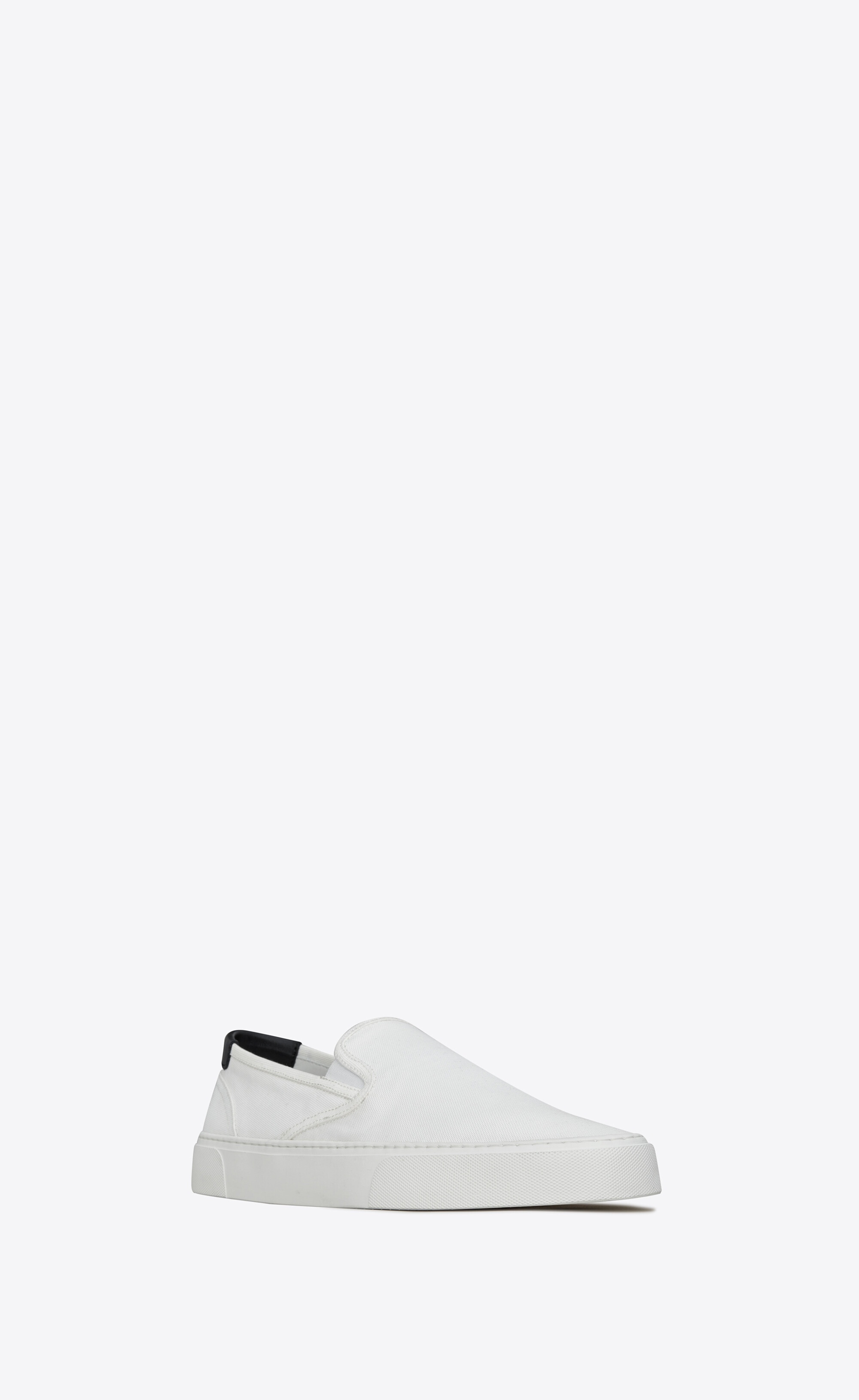 venice slip-on sneakers in canvas and leather - 4