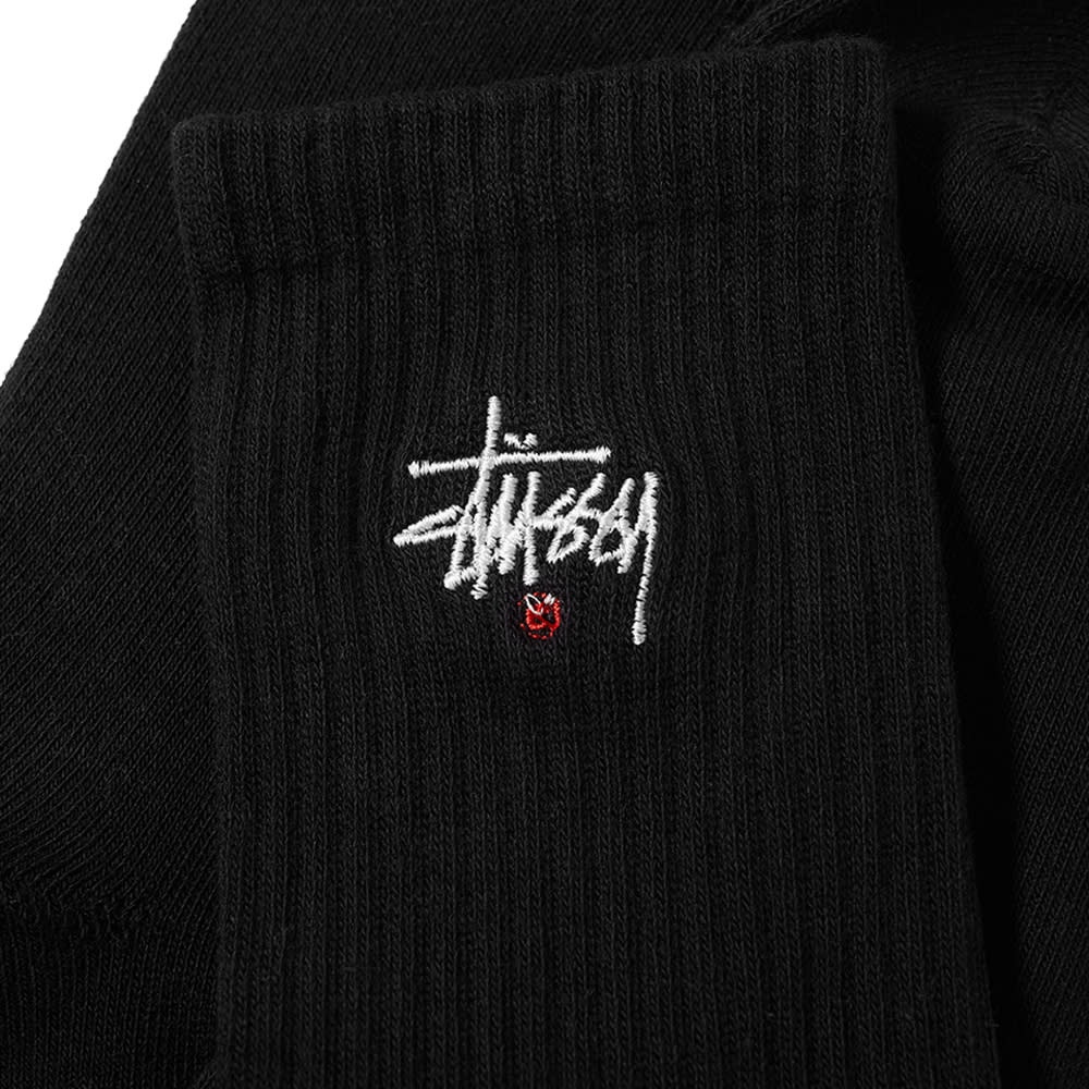 Stussy Basic Logo Crew Sock - 2