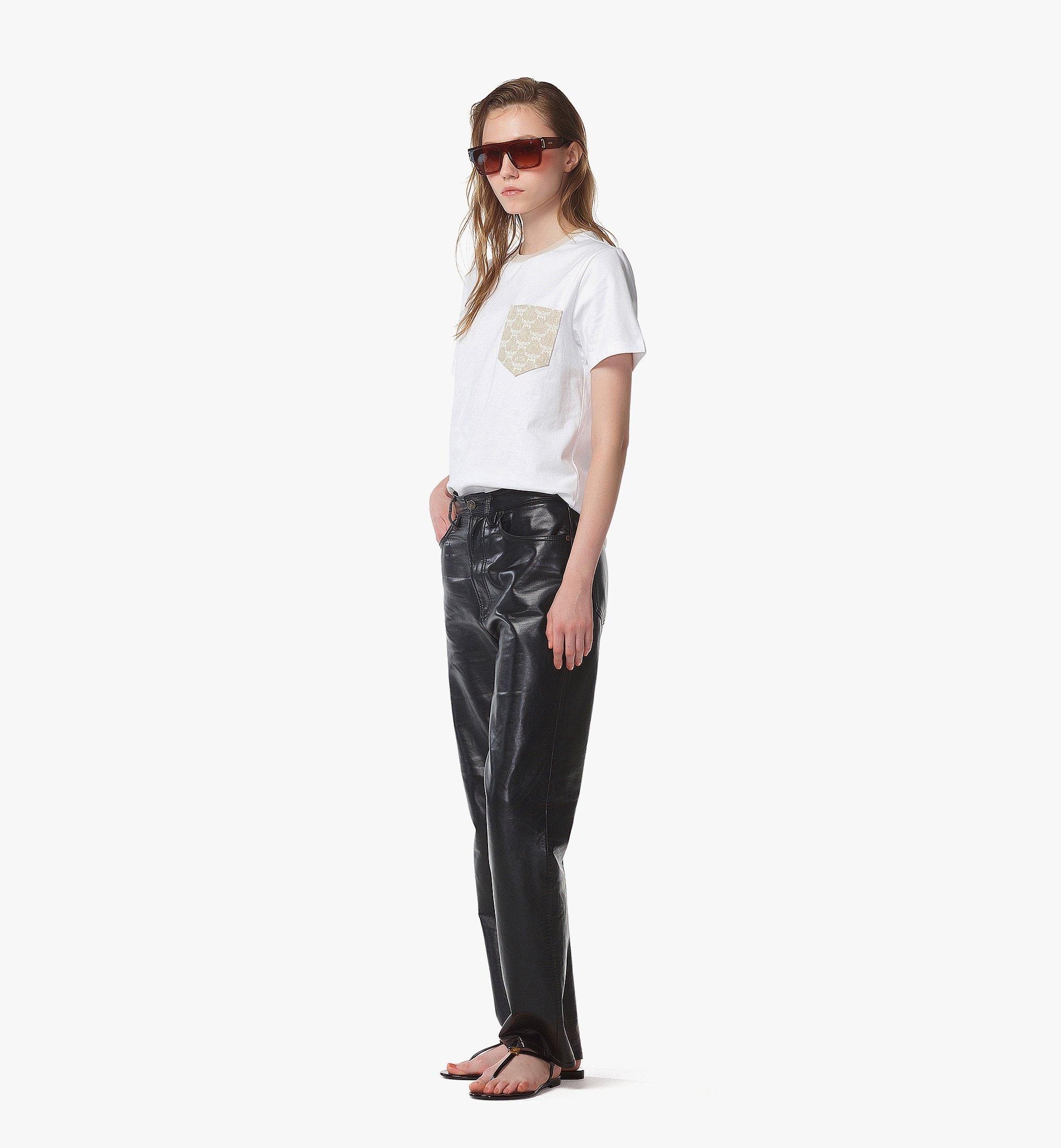 Jacquard Pocket T-Shirt in Organic Cotton - 4