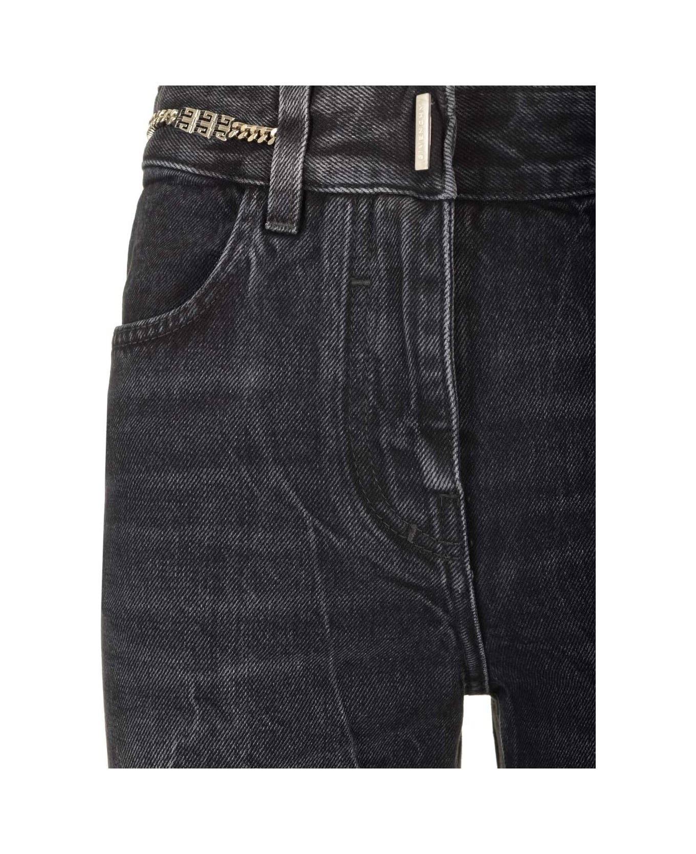 Boot Cut Cropped Jeans - 5