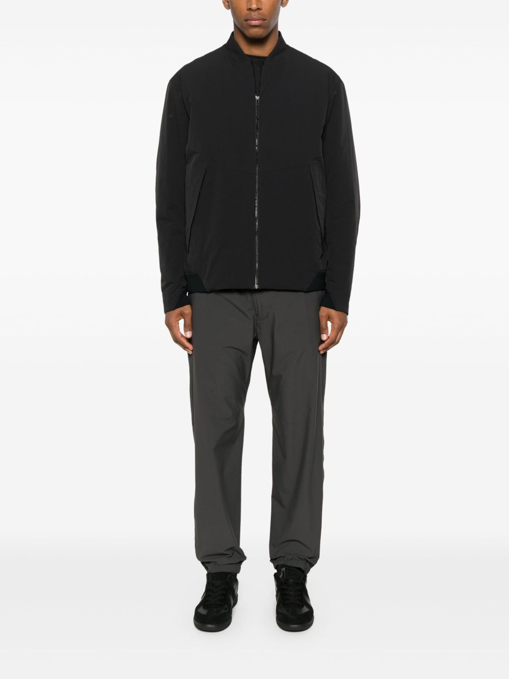 baseball-collar bomber jacket - 2