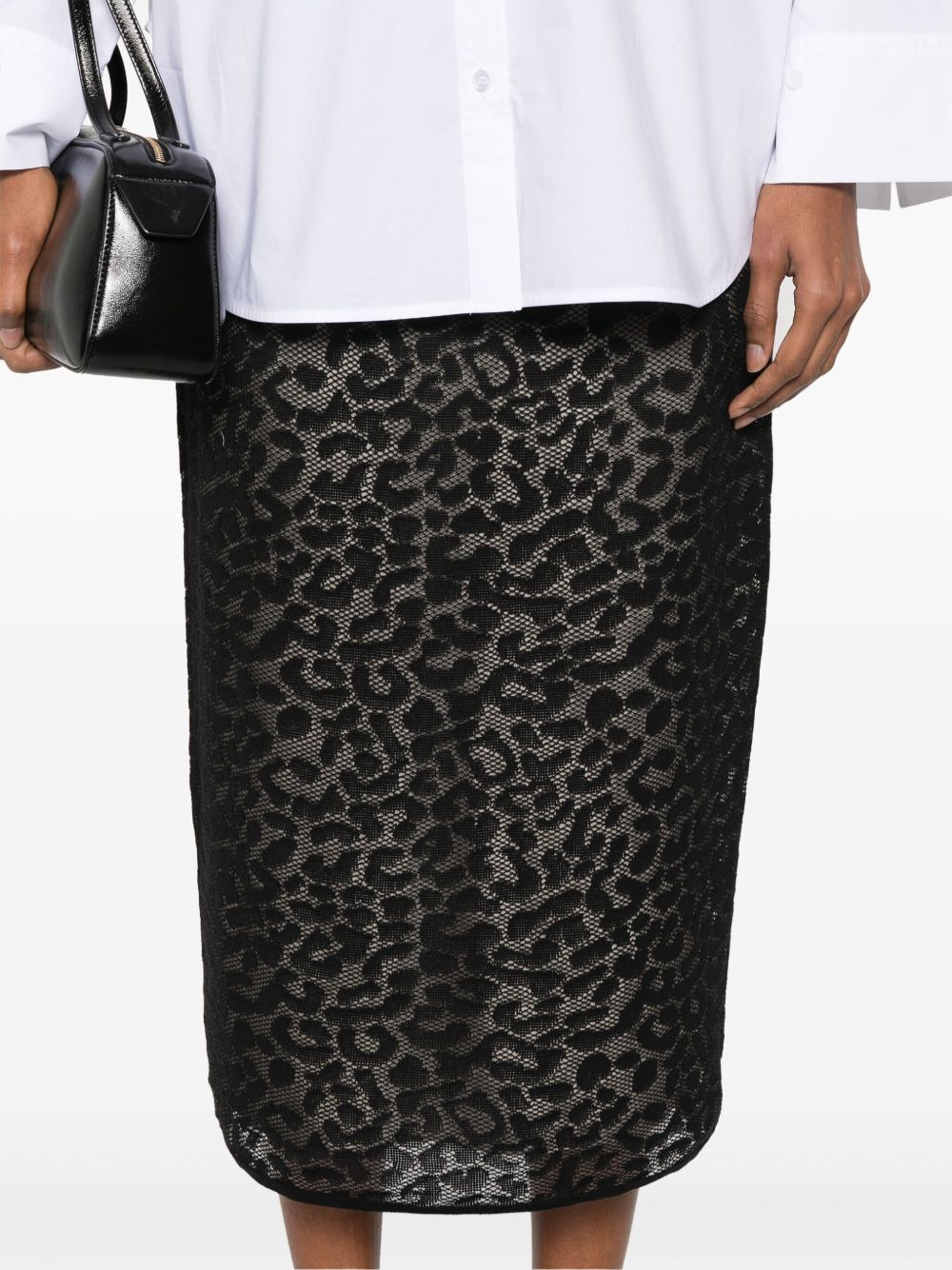 lace midi skirt - 5
