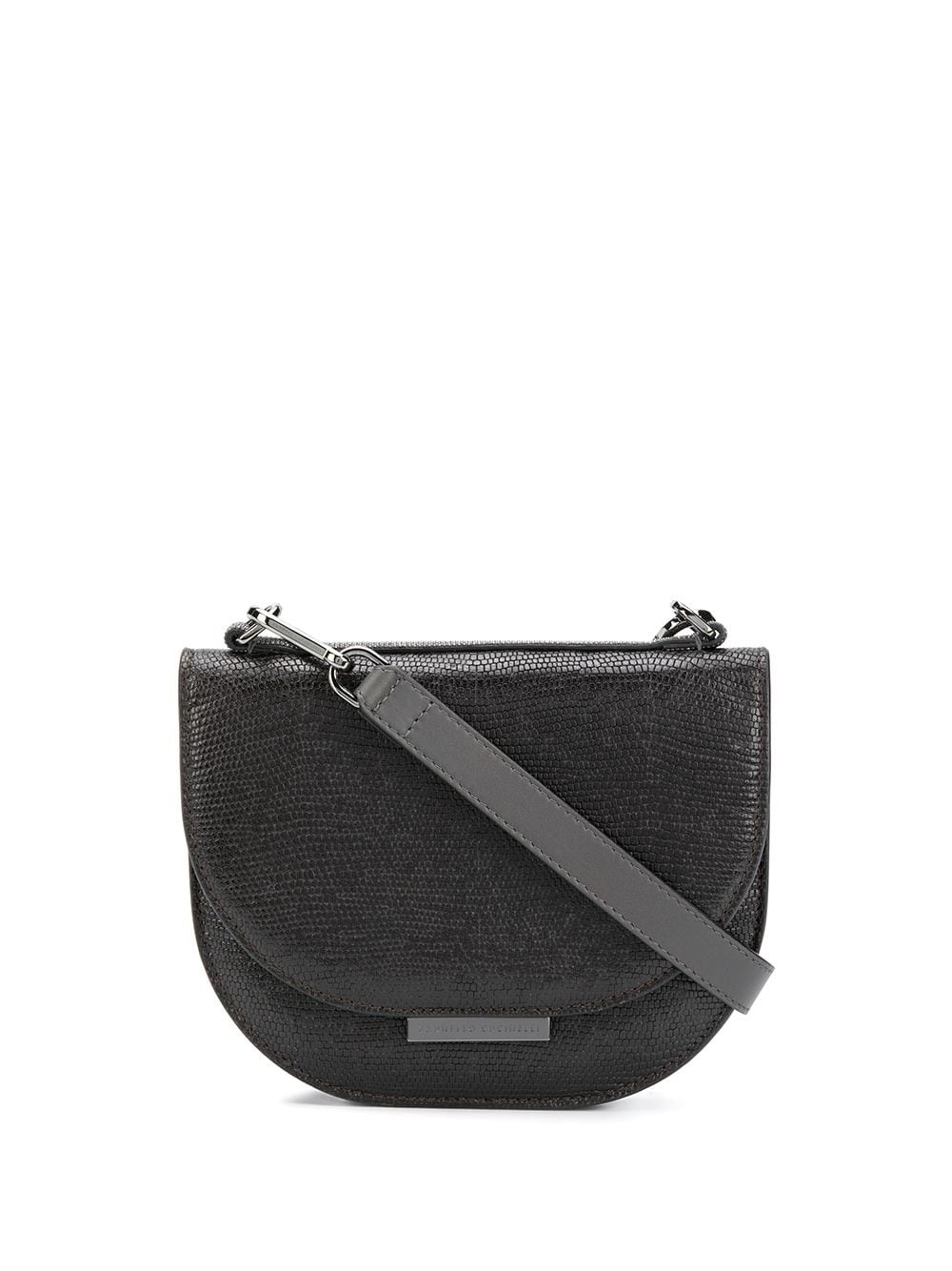 snakeskin-effect crossbody bag  - 1