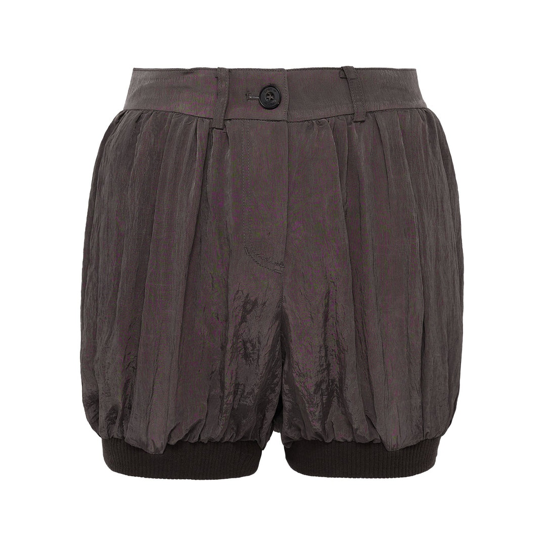 無料配送 ◆ OPEN_YY ◆ CRINKLED GATHER SHORTS OPEN YY Crinkled Gather Shorts | REVERSIBLE