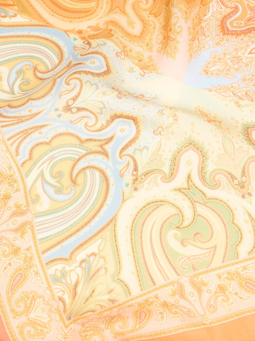 PATTERNED SILK TWILL POCKET SQUARE - 2