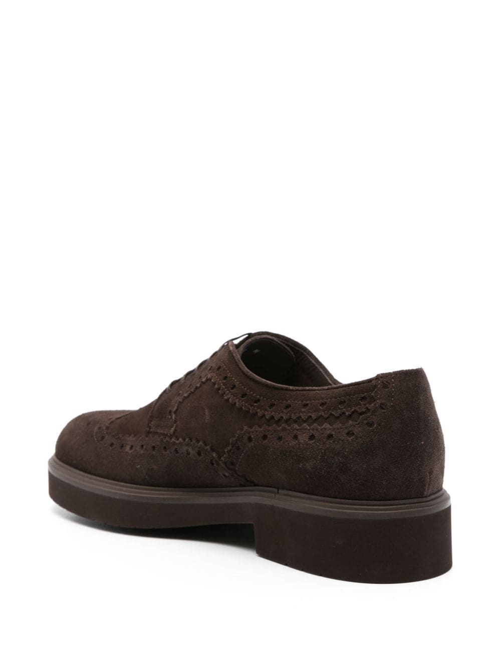 perforated-detailing Derby shoes - 3
