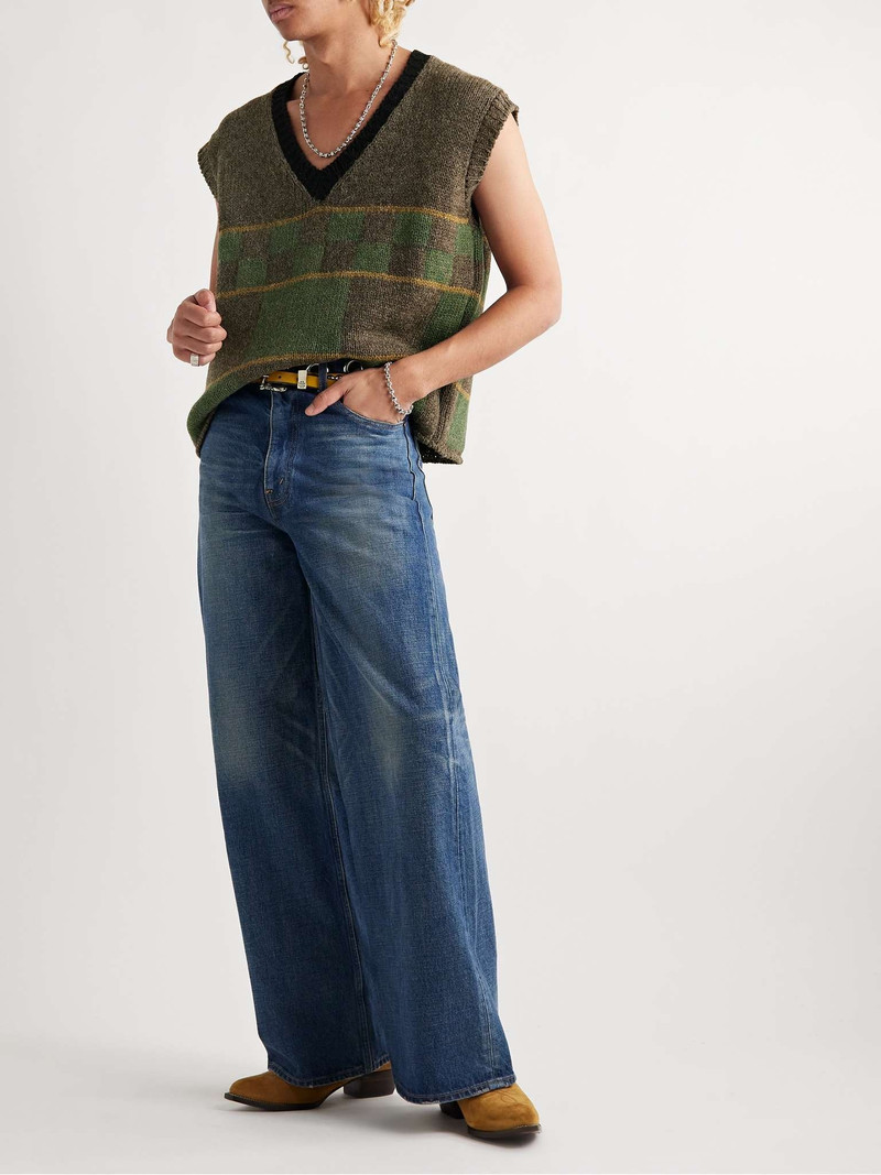 Enfants Riches Déprimés Intarsia Wool Vest outlook