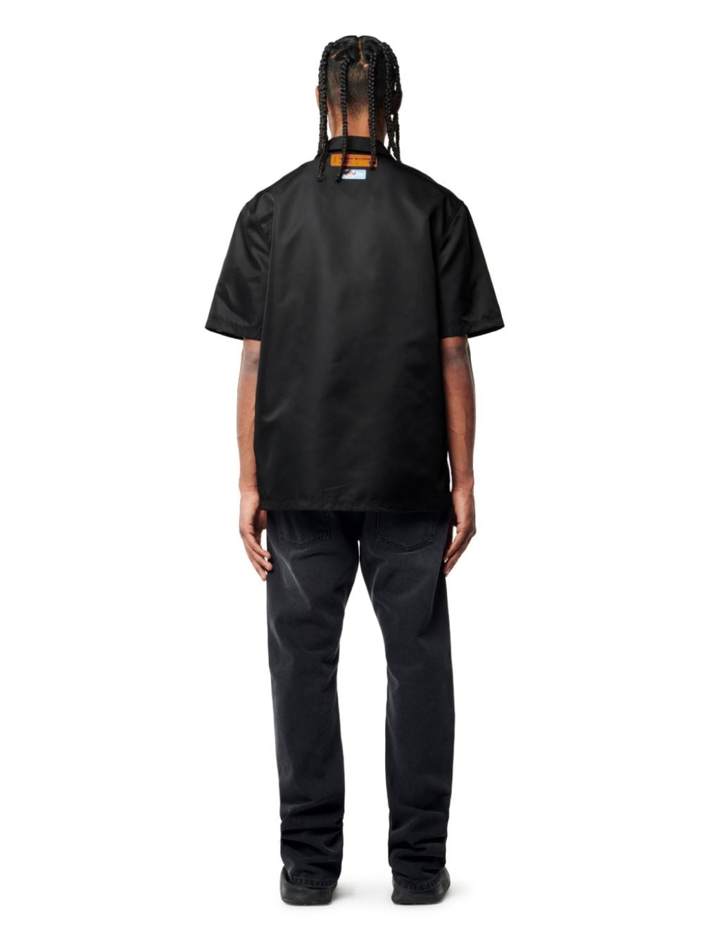 EX-RAY NYLON SS ZIP UP SHIRT - 3