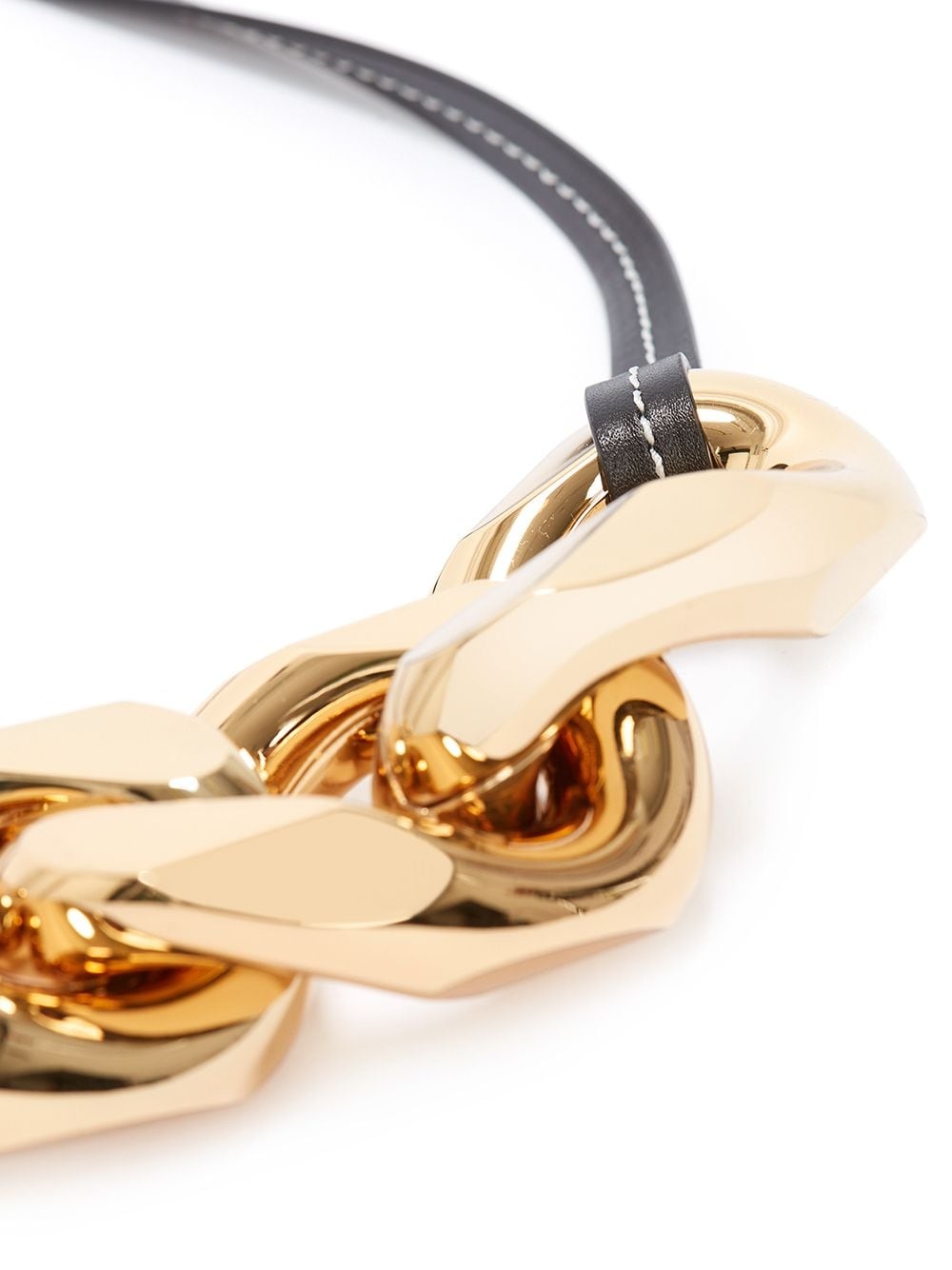 large chain-link necklace - 2