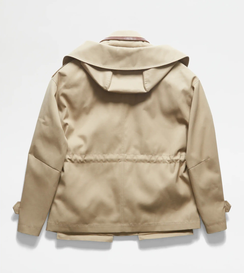 SHORT PARKA - BEIGE 6