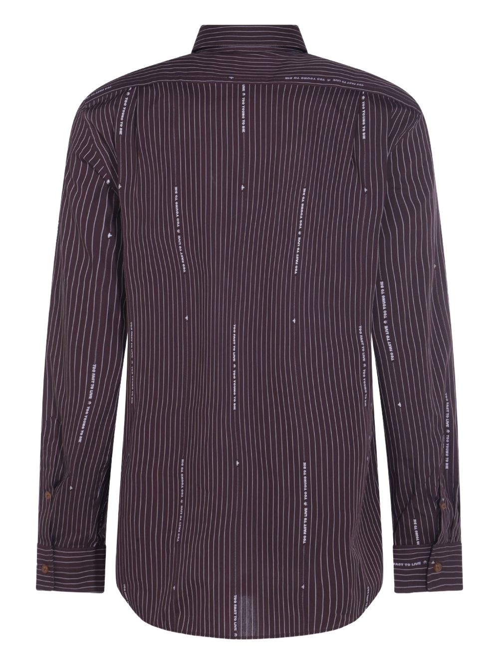 pinstripe orb shirt - 3