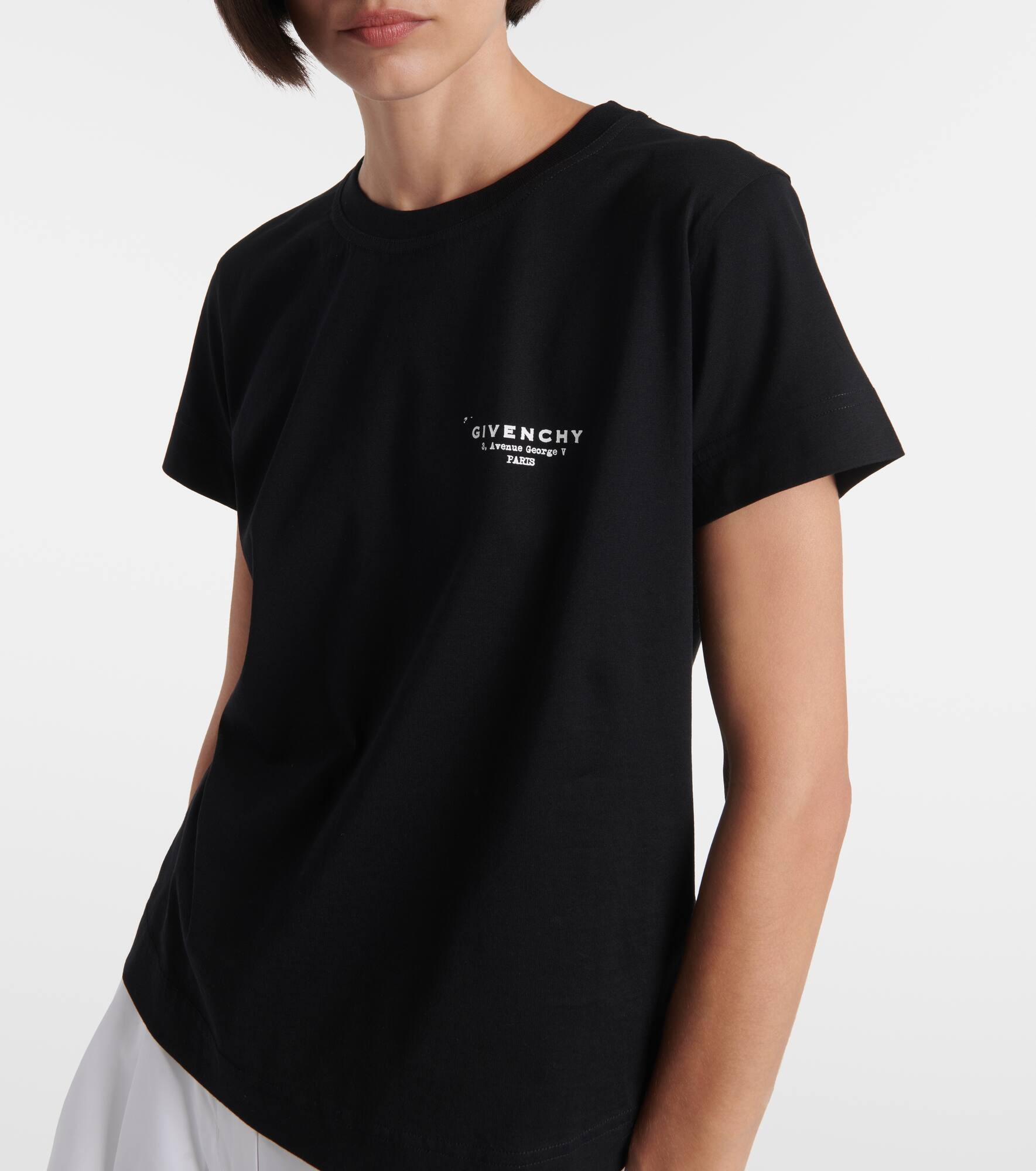 Givenchy Stamp logo cotton jersey T-shirt - 6