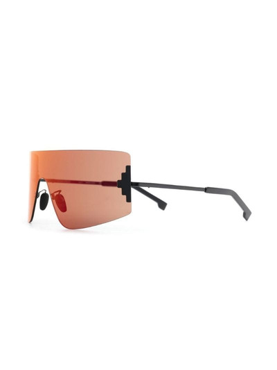 Marcelo Burlon County Of Milan Bolax shield sunglasses outlook