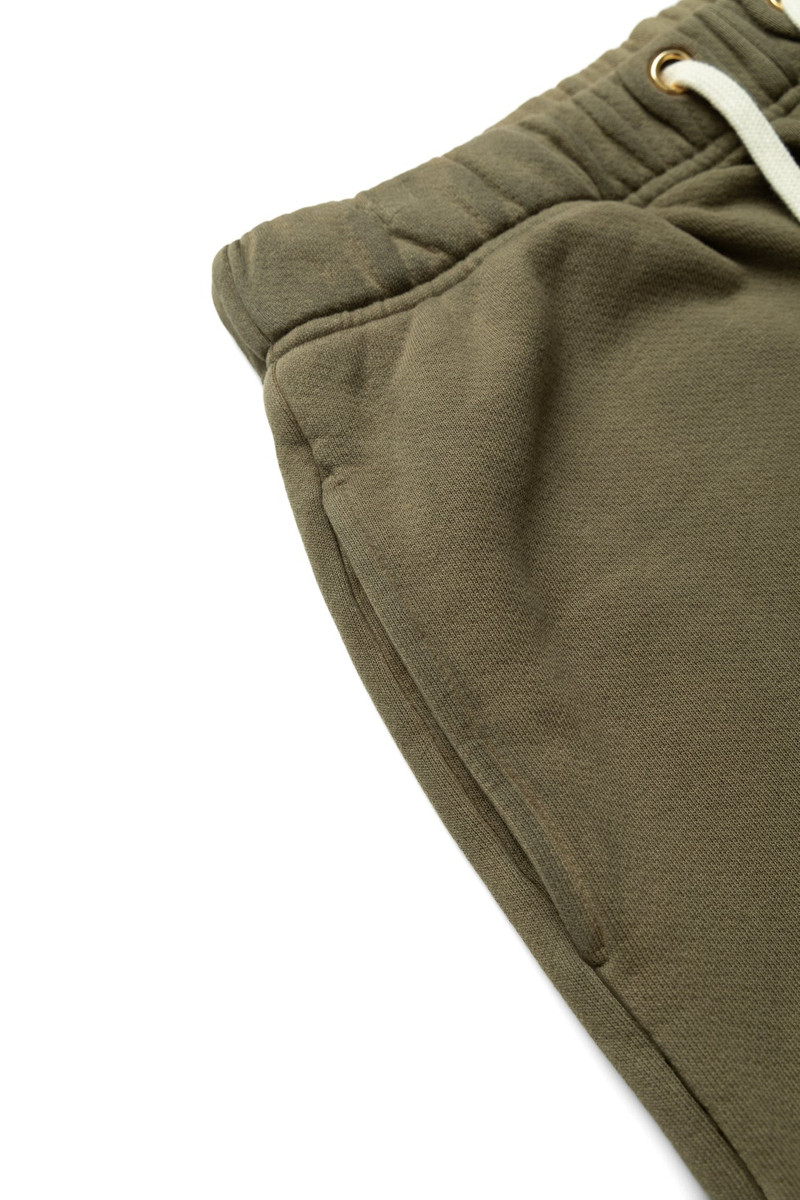Cropped Relaxed Pant Heavyweight Fleece - Aloe Oil 6