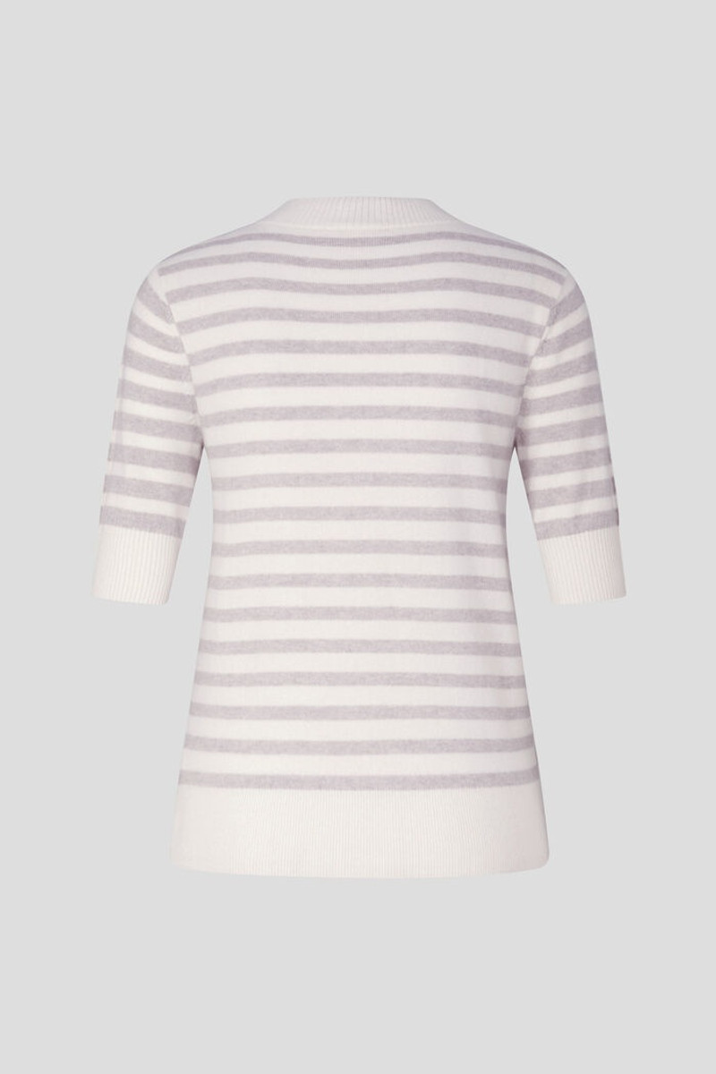 BOGNER Jaren short-sleeved pullover in Lilac/Beige outlook