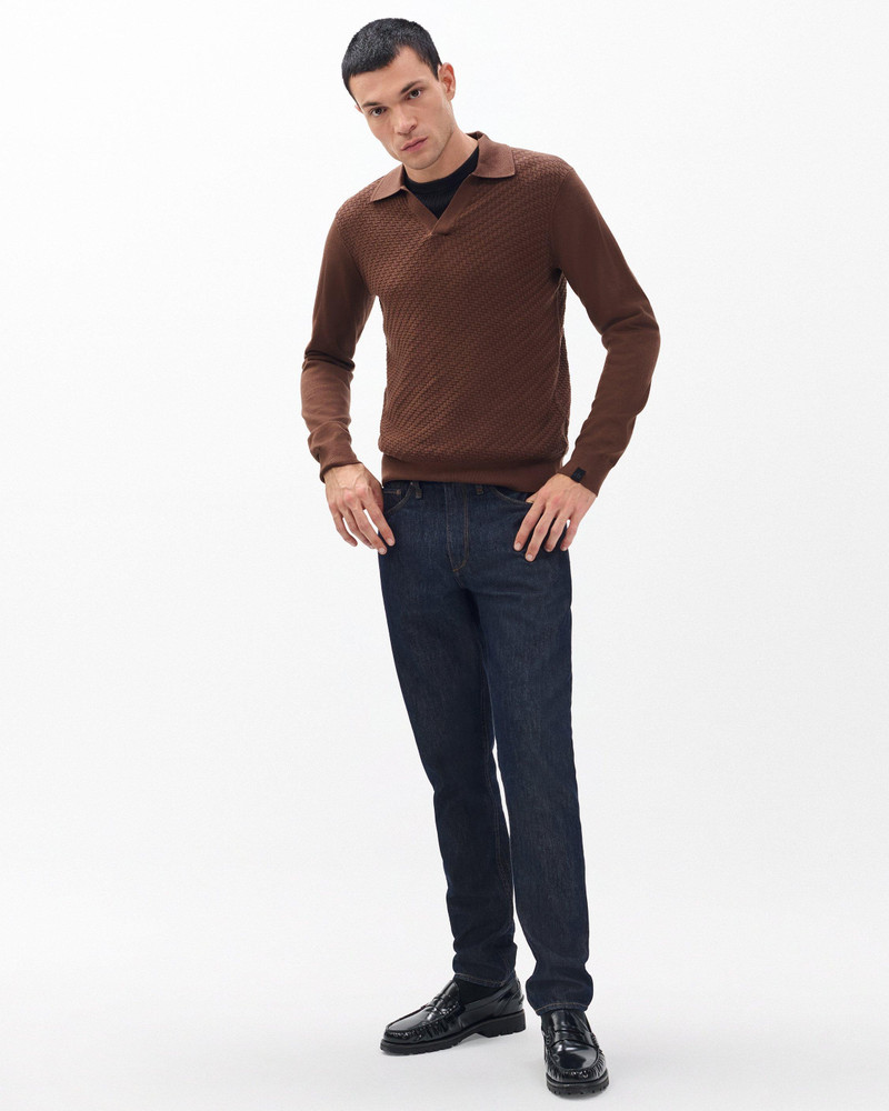 Fit 2 Slim Jeans Silk Denim in Indigo Rinse 1