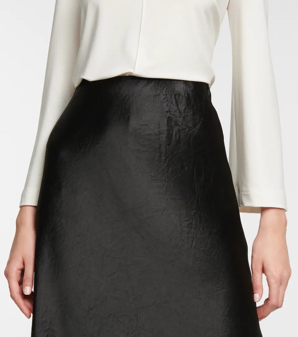 Leisure Alessio satin midi skirt - 4