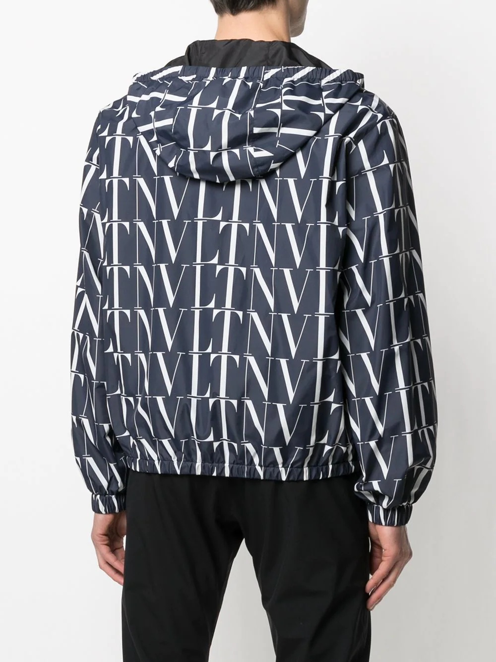 VLTN zip-up hooded jacket - 4