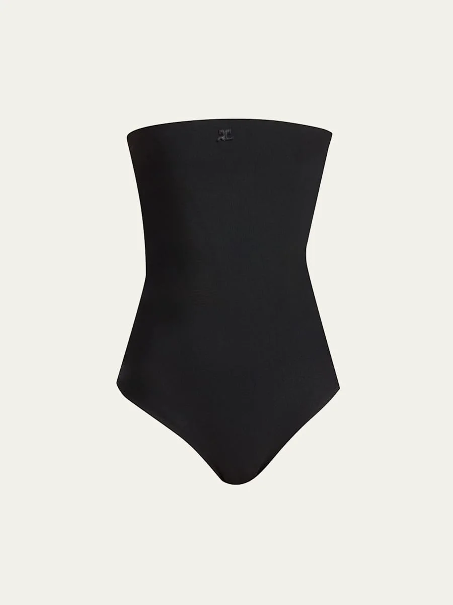 Strapless Bustier Bodysuit - 1