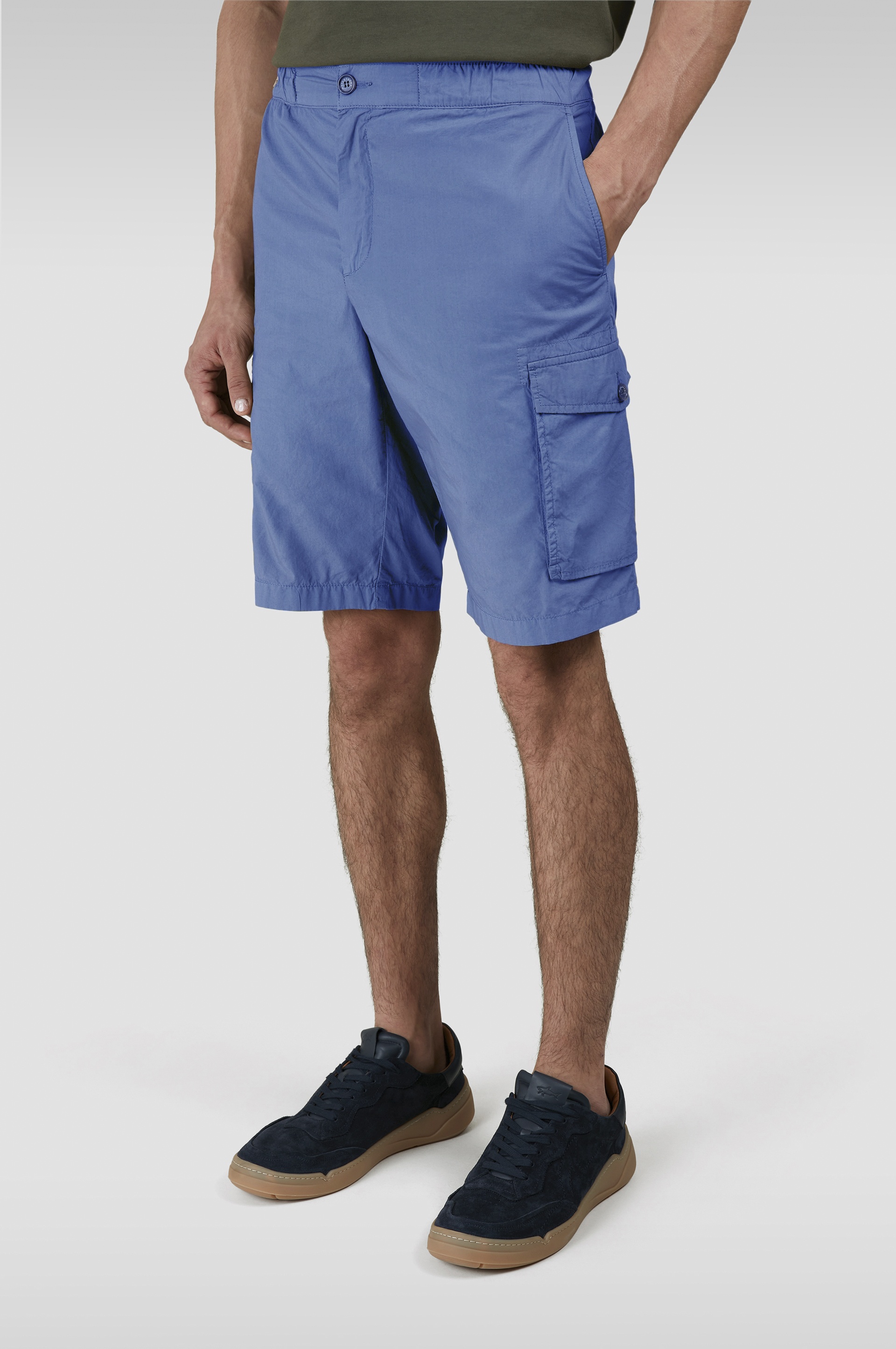 CARGO BERMUDA IN ULTRALIGHT POPLIN COTTON - 6