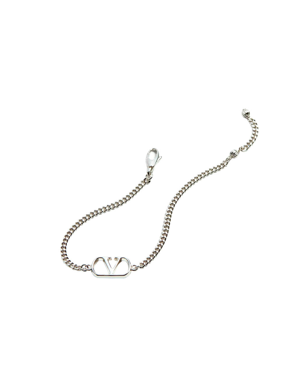 Valentino Garavani Men Metallic Bracelet With Chunky Chain-Link Design And Vlogo In Bronze Man - 3