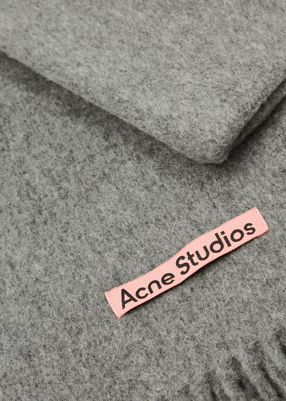 Acne Studios Canada Fringed Wool Scarf - 3
