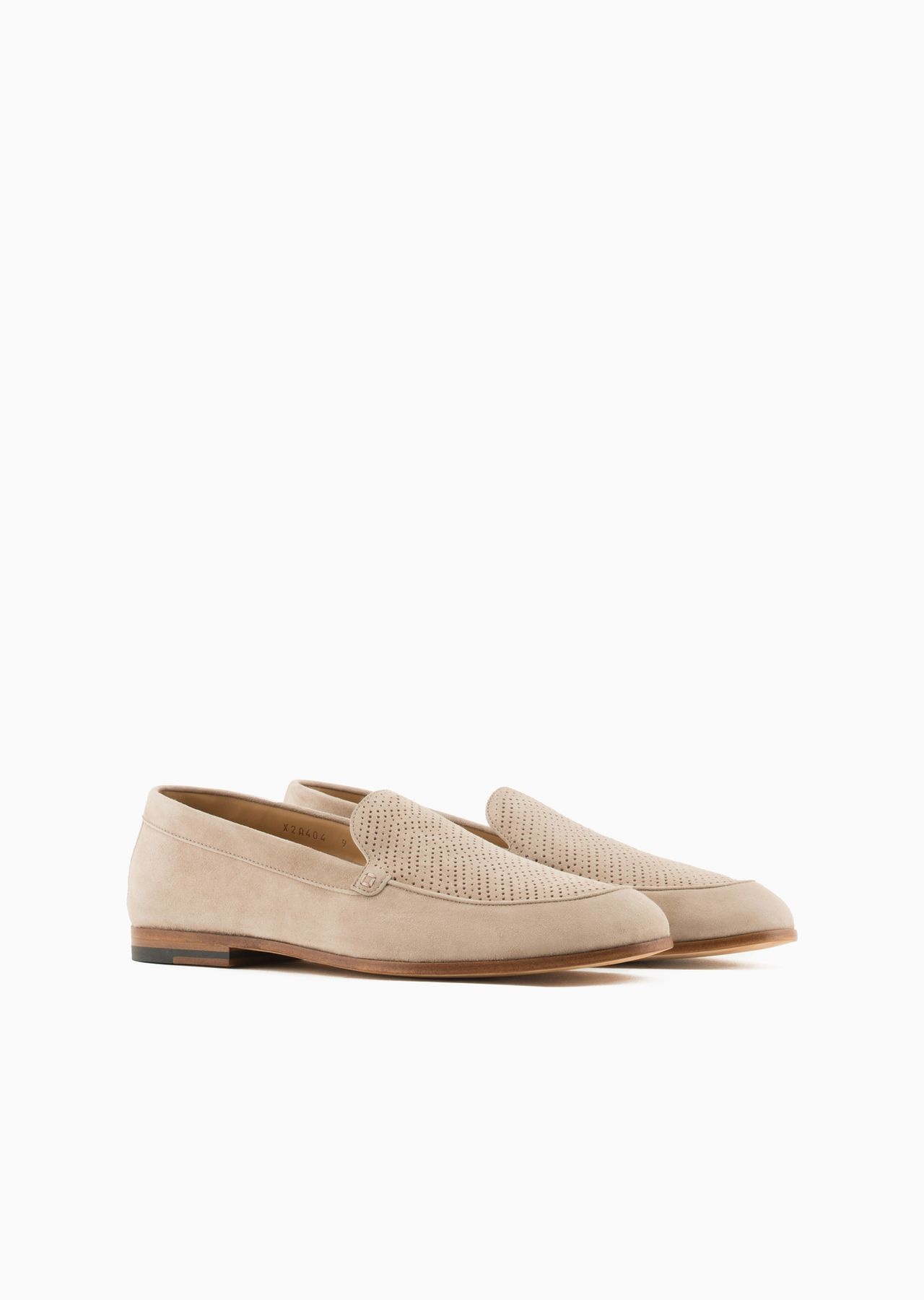 Suede loafers with a laser-cut detail - 2