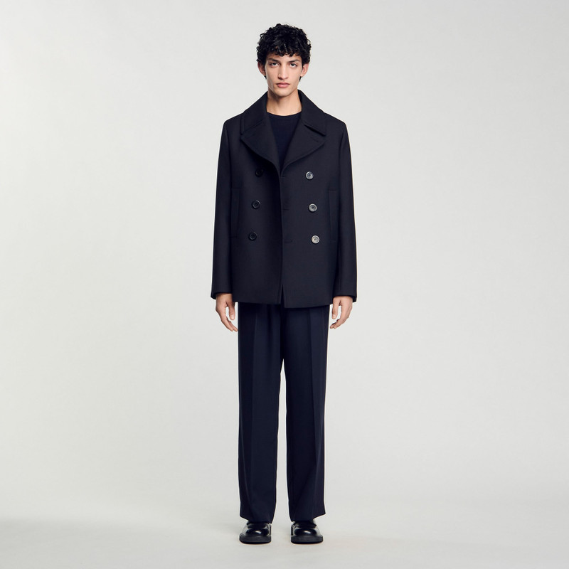 WOOL BLEND PEACOAT 3