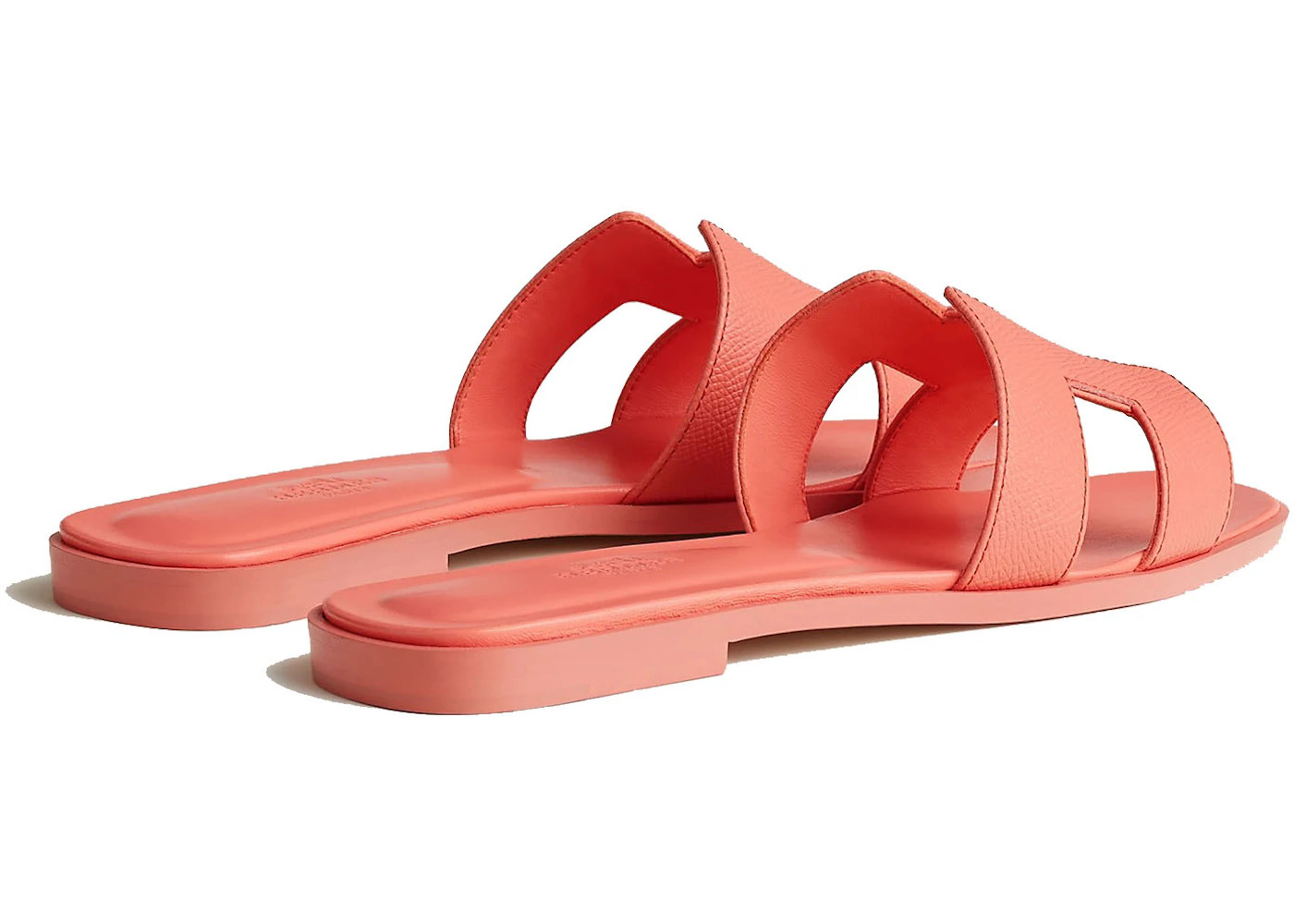 Hermes Oran Sandal Orange Joey Epsom Calfskin - 3