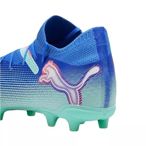 PUMA Future 7 Pro FG/AG "Bluemazing/PUMA White/Electric Peppermin" Men's Soccer Cleat - 6