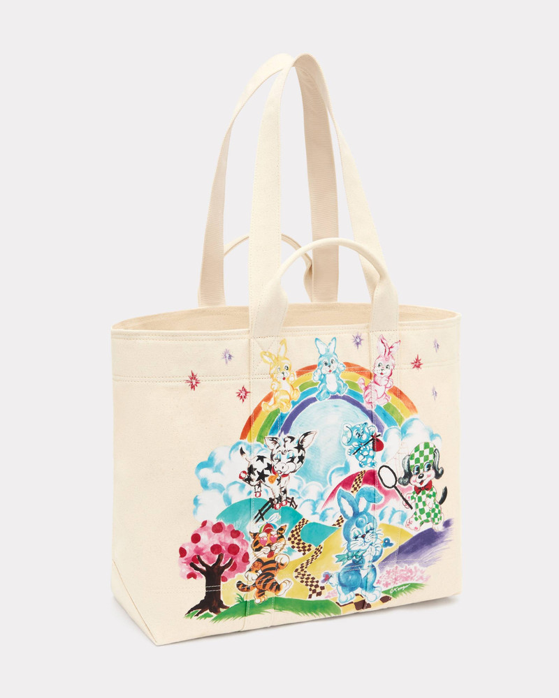 'KENZO Cartoon' large tote bag in canvas 1