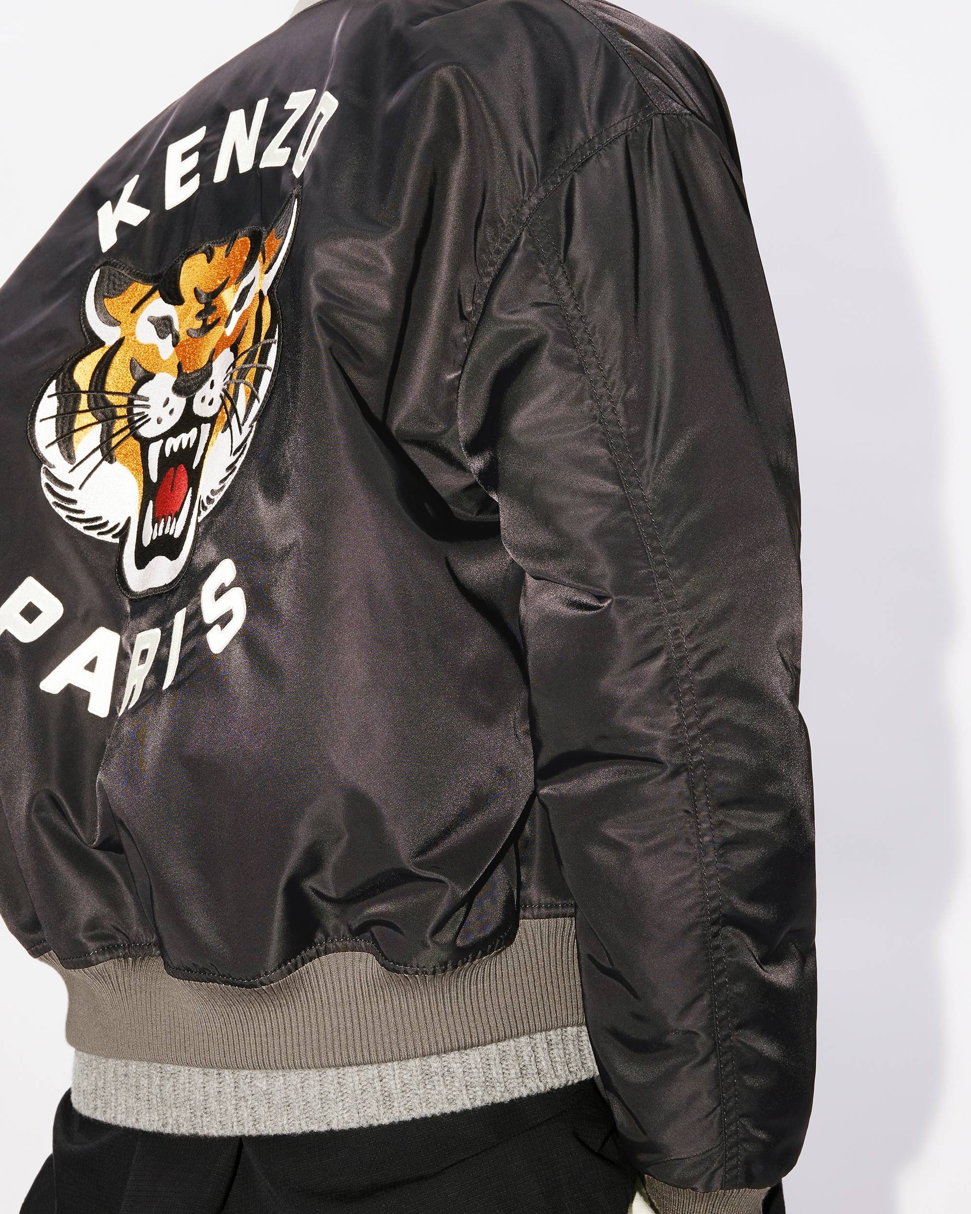 'KENZO Lucky Tiger' embroidered bomber jacket - 8