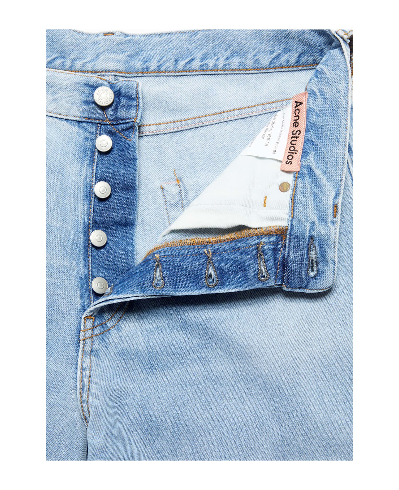 Acne Trousers Blue - 2