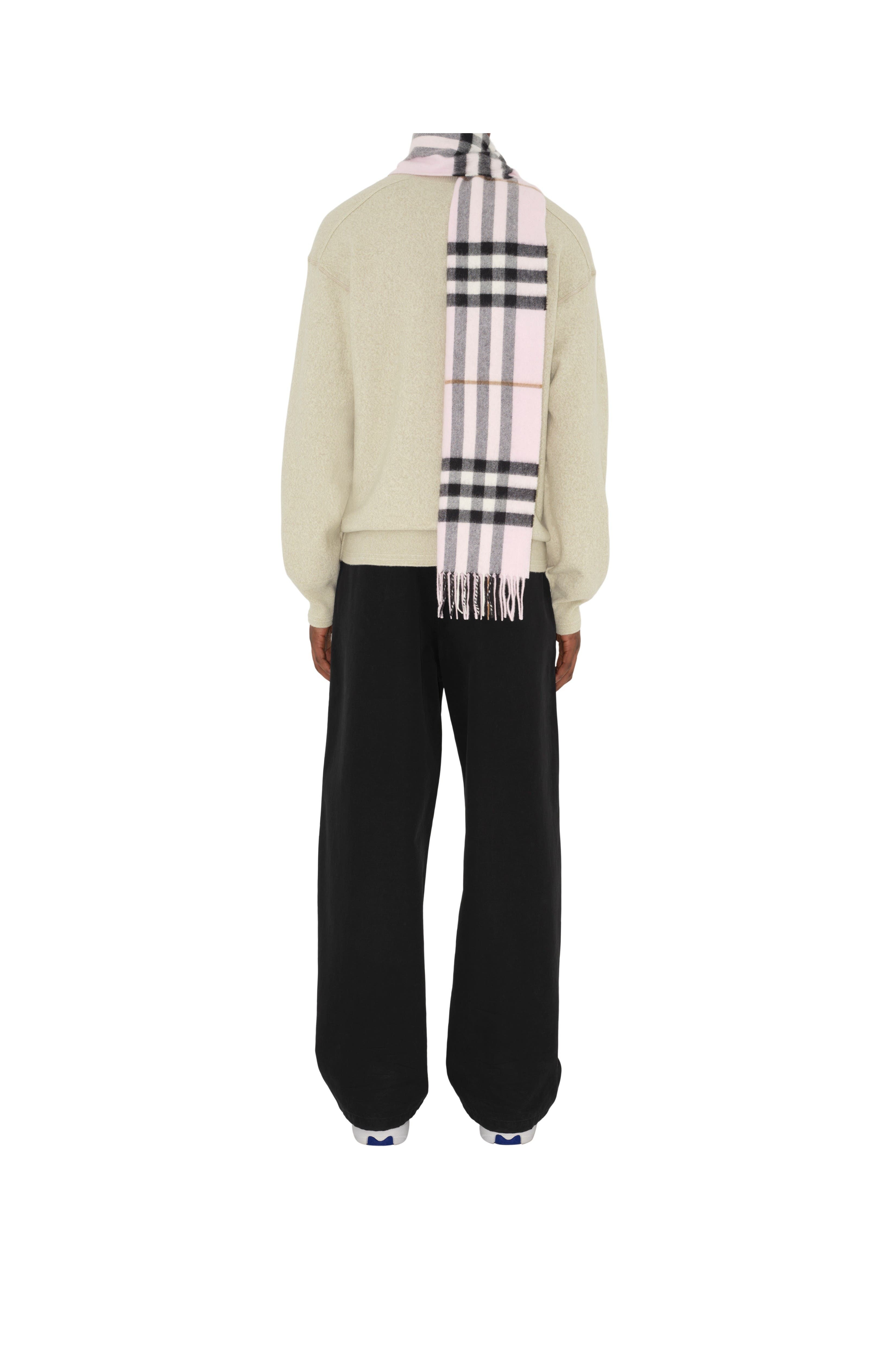 burberry Check Cashmere Scarf in Pale Candy Pink at Nordstrom - 5