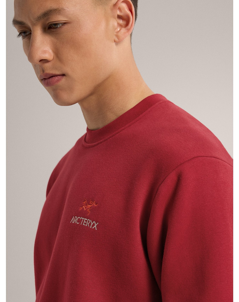 Emblem Fleece Crew Neck Pullover 3