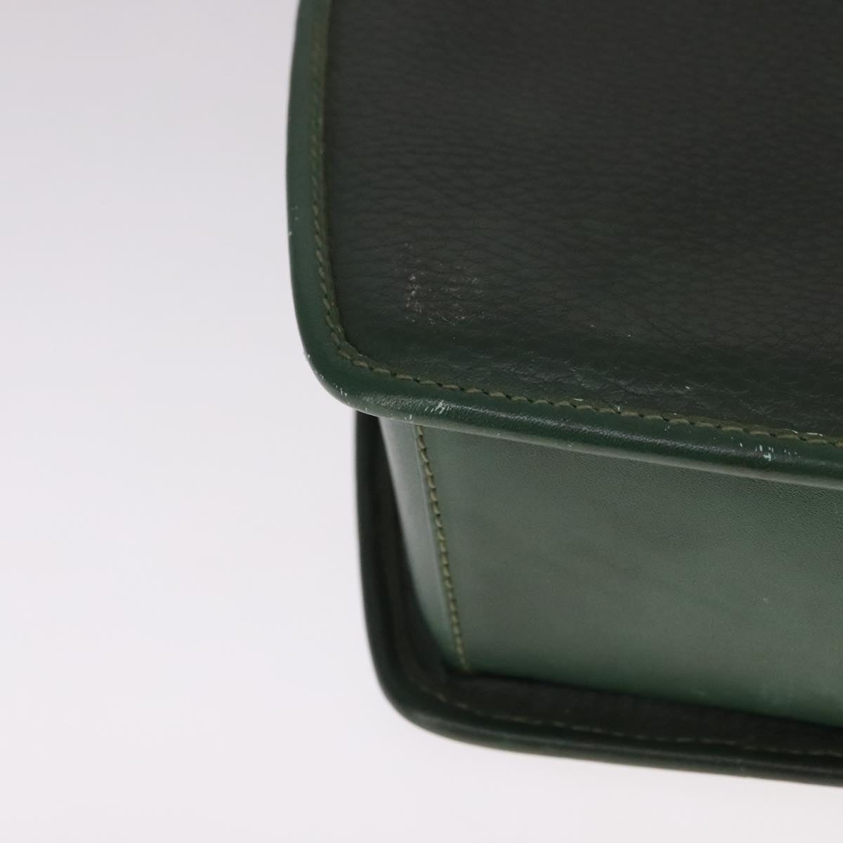 Burberry Shoulder Bag Leather Green - 12