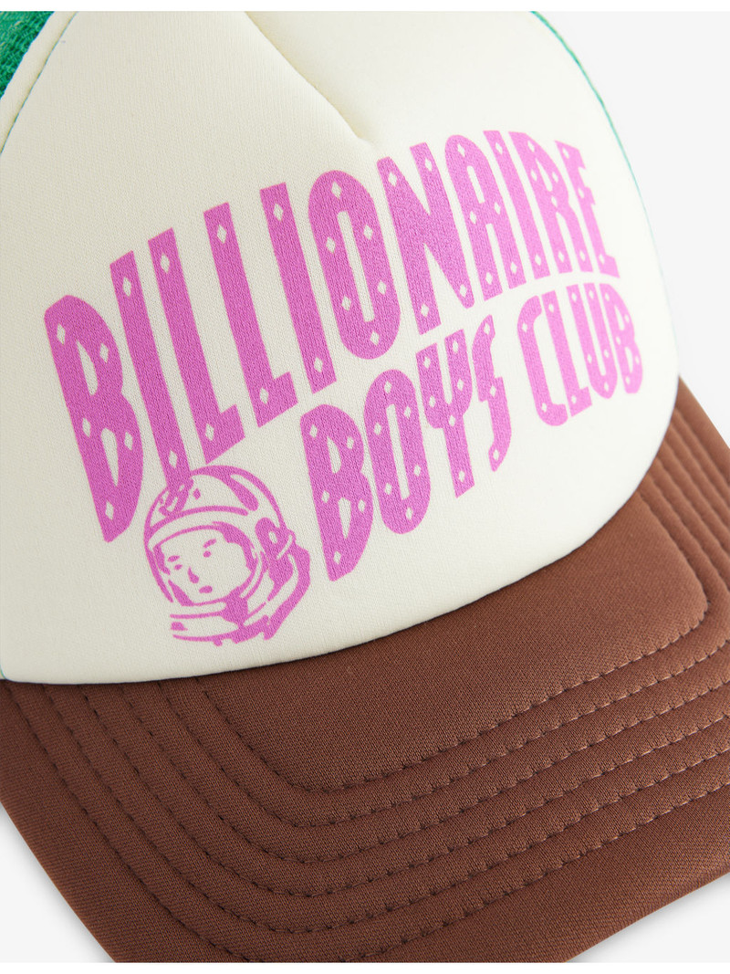 BILLIONAIRE BOYS CLUB Contrast Logo-Print Woven Trucker Cap outlook