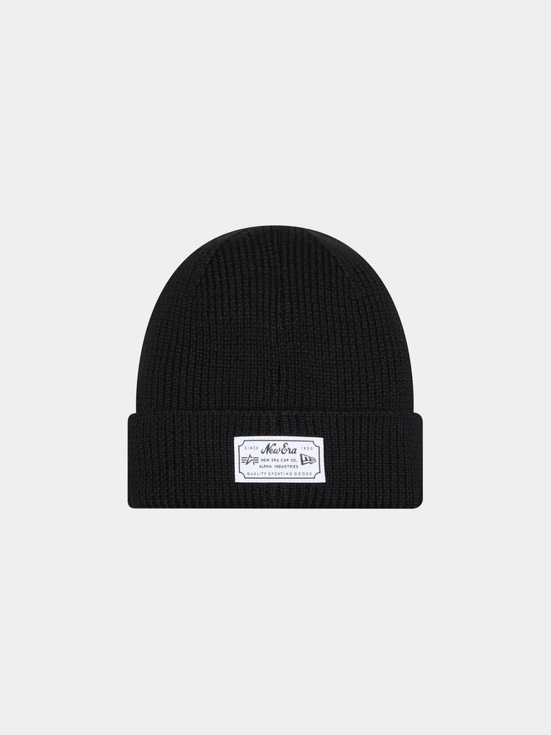 ALPHA INDUSTRIES NEW YORK KNICKS X ALPHA X NEW ERA SHORT CUFF BEANIE outlook