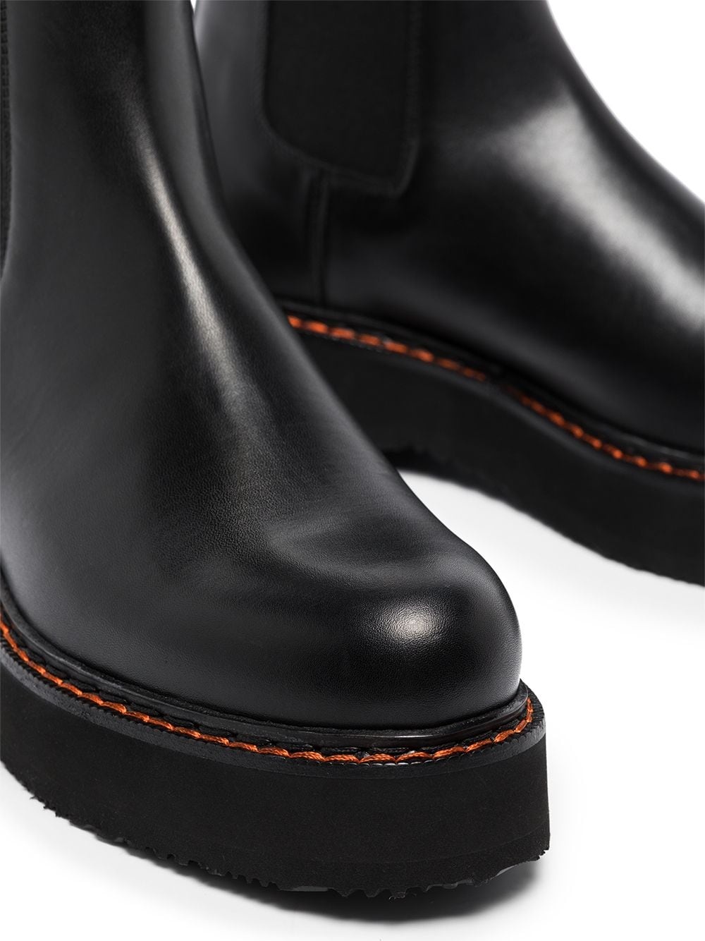 contrast-stitch Chelsea boots - 2