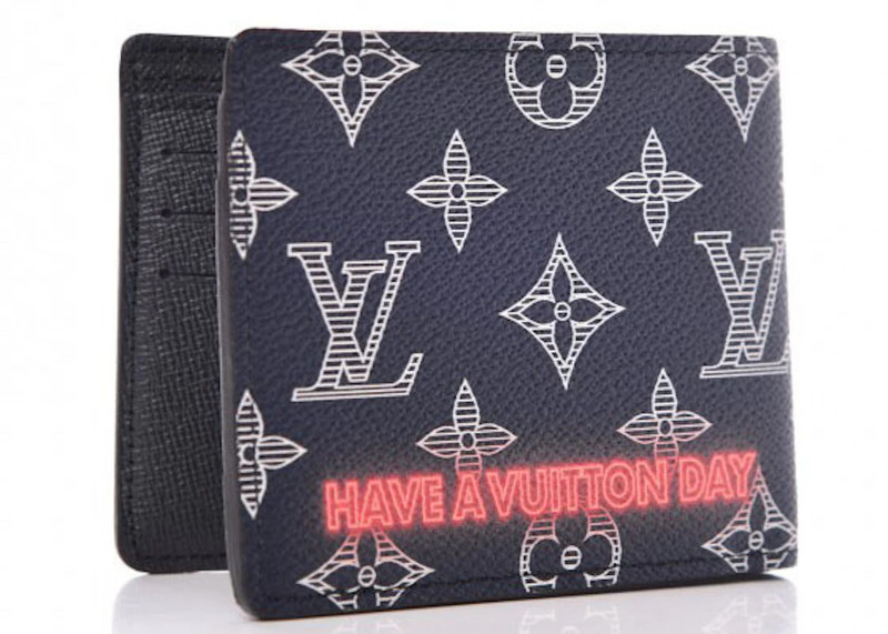 Louis Vuitton Louis Vuitton Multiple Wallet Monogram Upside Down Ink Navy outlook