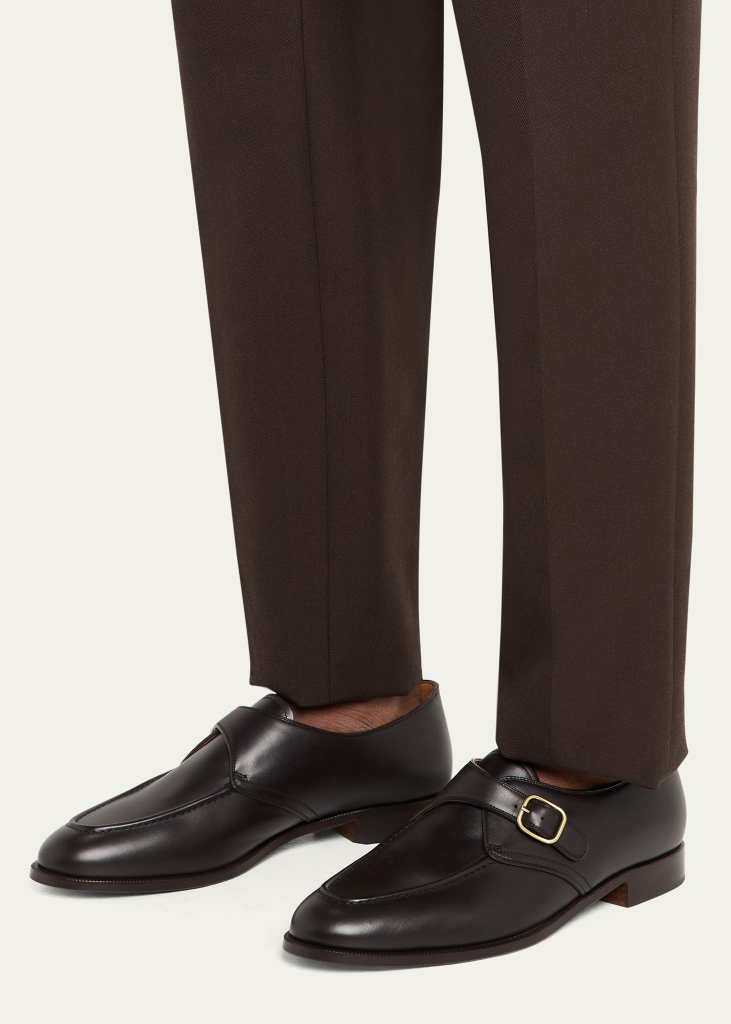 Men's Sergio Walk Leather Single-Monk Strap Loafers - 2