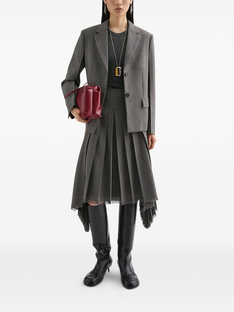 Jil Sander pleated midi skirt outlook