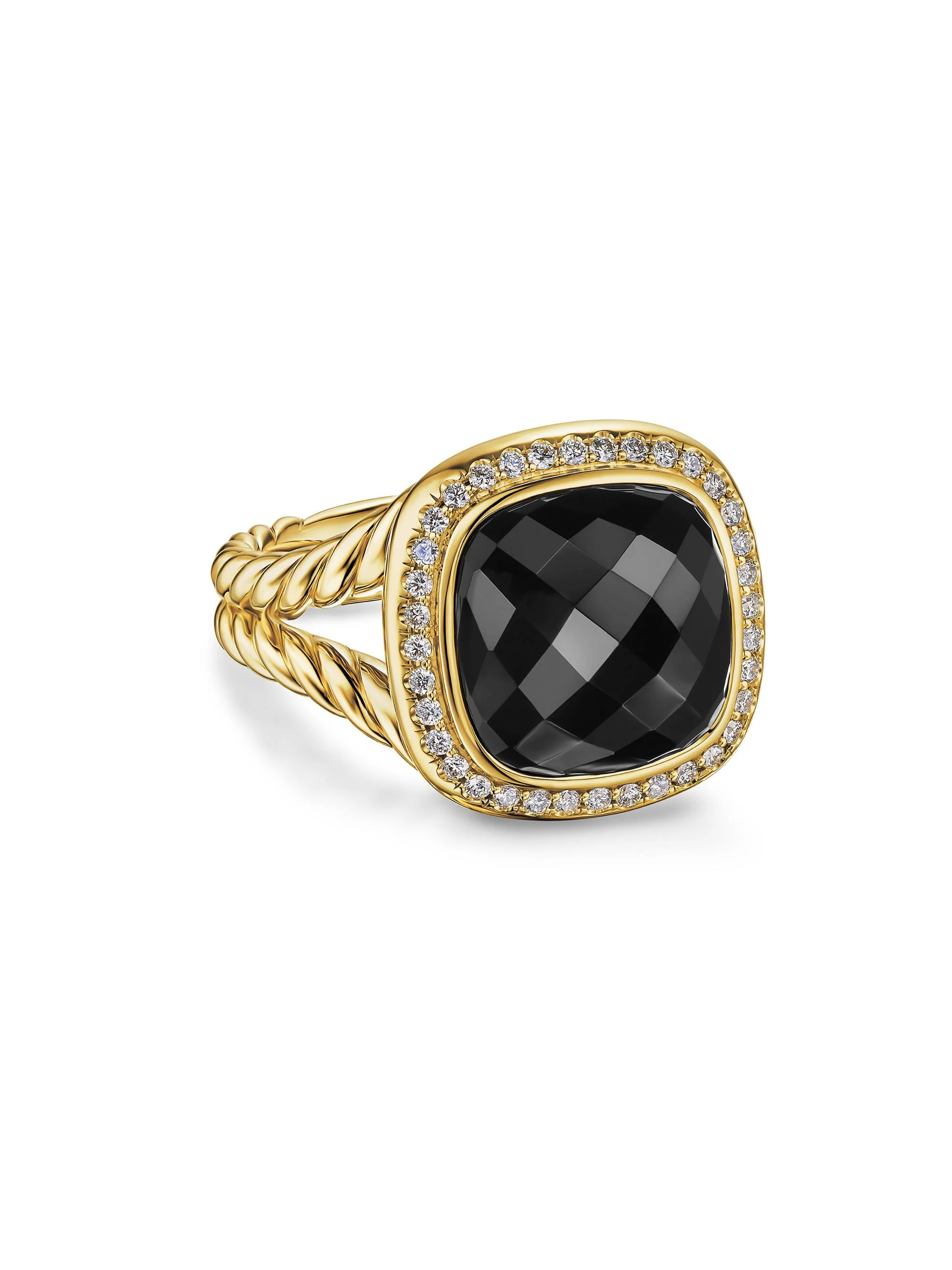 Women's Albion Ring in 18K Yellow Gold - Black Onyx - 1