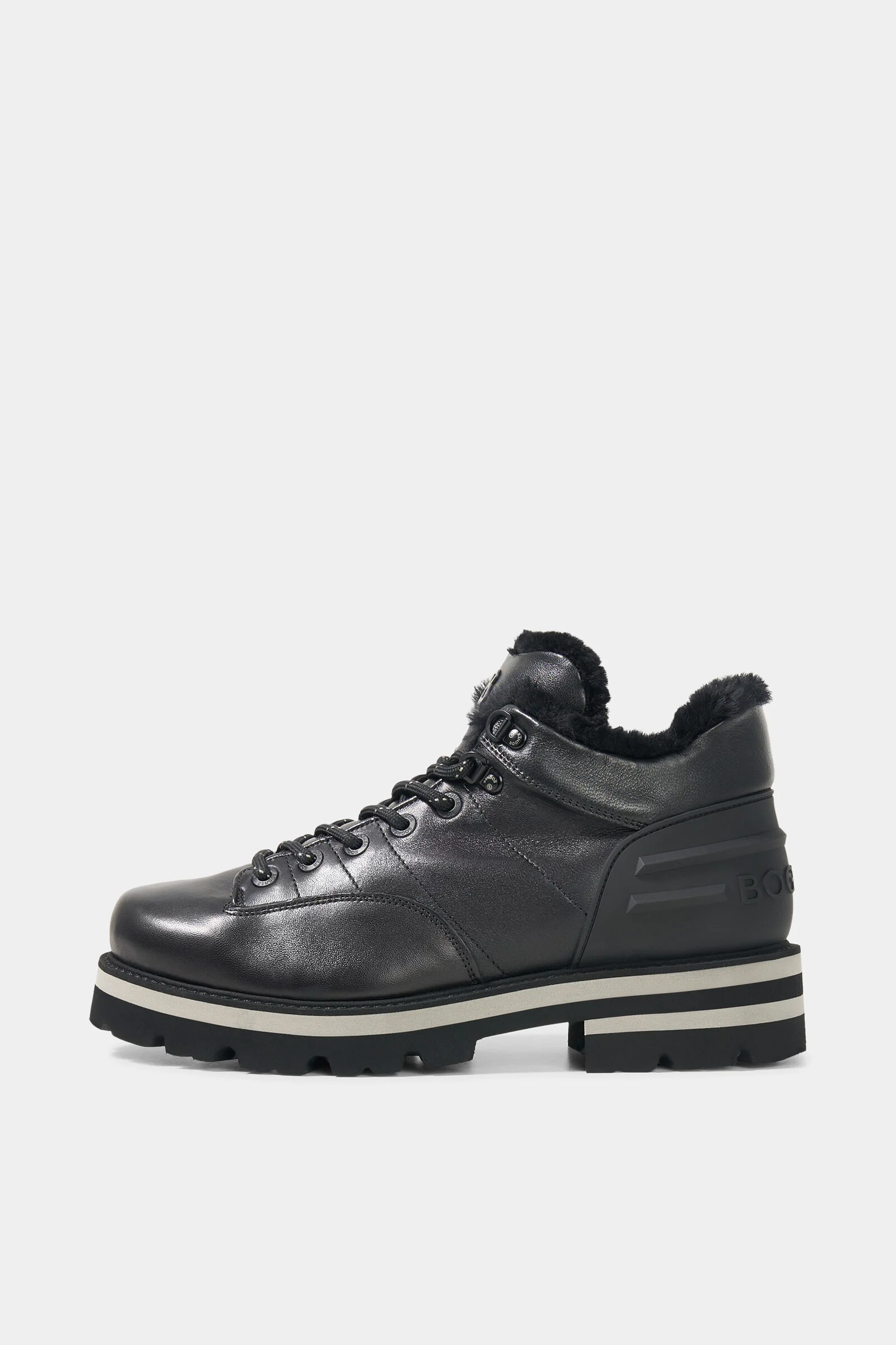 Lace-up Boots Courchevel in Black - 1