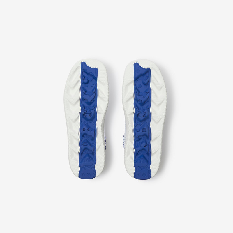 Check Knit Box Sneakers 6