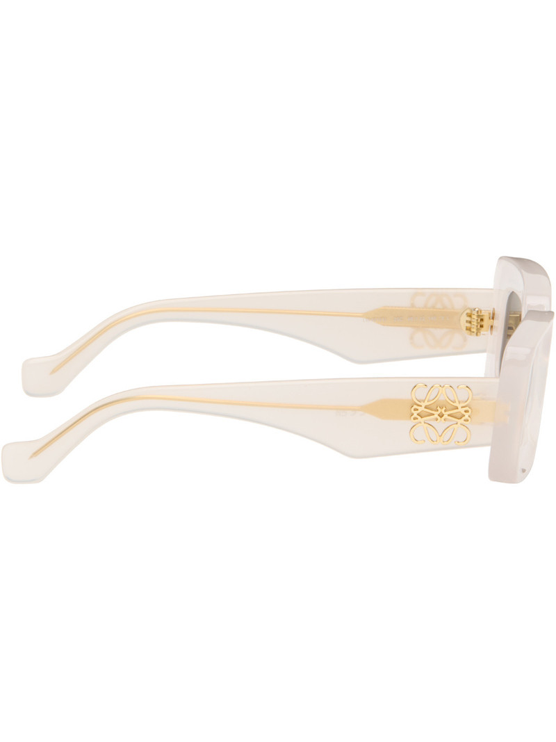 Loewe White Rectangular Sunglasses outlook