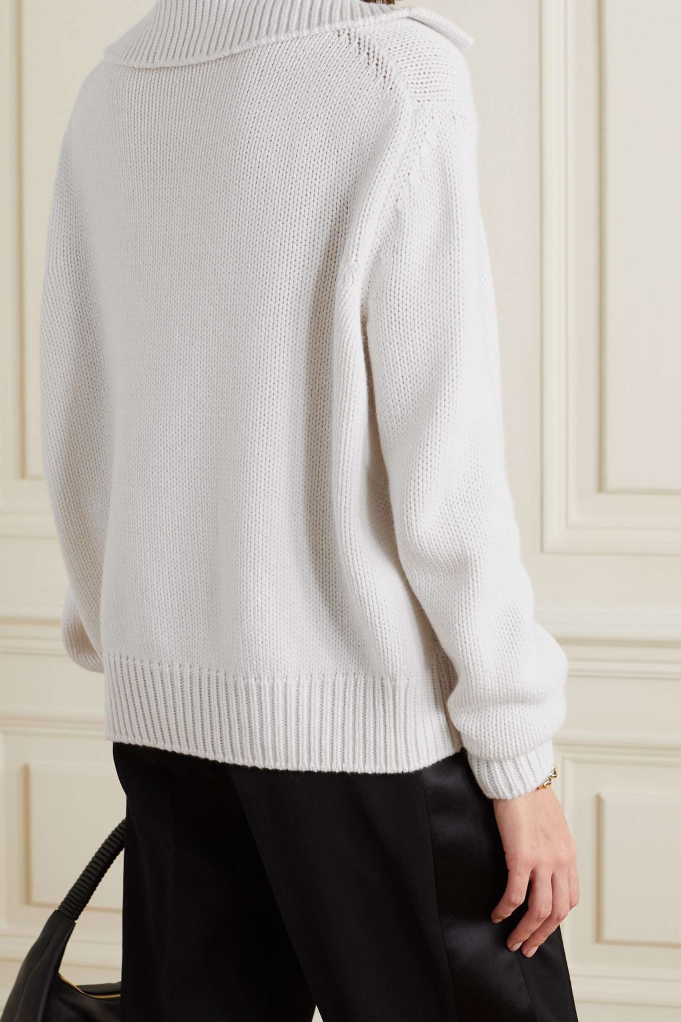 Cashmere and cotton-blend sweater - 4